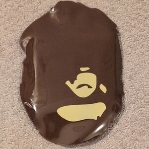 Bape A Bathing Ape Brown and Cream Face Mask NWT